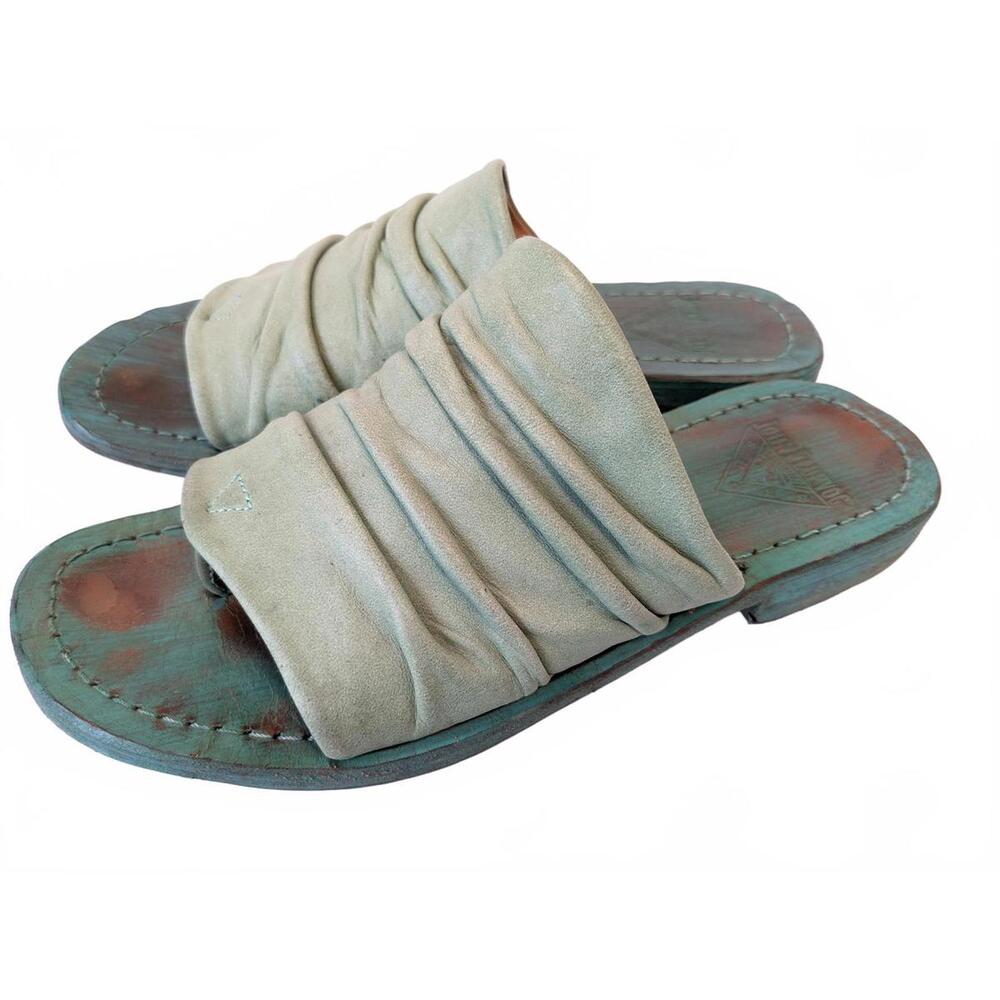 John Fluevog Peru Amazon Women Slide Slip-on Ruchd Green 6.5 [COPY]